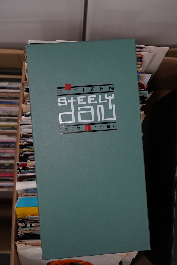 A collection of 7 inch singles, labels include harvest, EMI, Atlantic, Phillips, Pye, etc. artists include; Dave Brubeck, John Mayall, Happy Mondays, Phil Collins, The River Detectives, Mica Paris, Bonnie Tyler, Sheena E